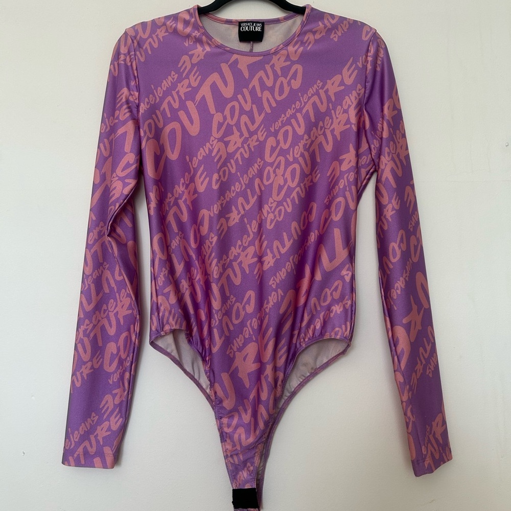 Versace Jeans Collection Purple and Pink Women's One Piece